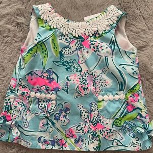 Lilly Pulitzer dress with diaper cover